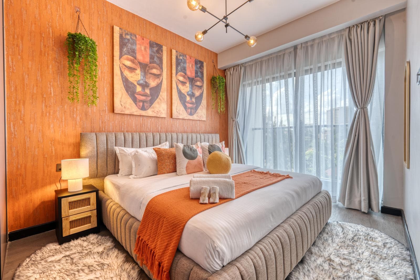 Afro-Luxe 2BR | Rooftop Infinity Pool | Westlands Icon